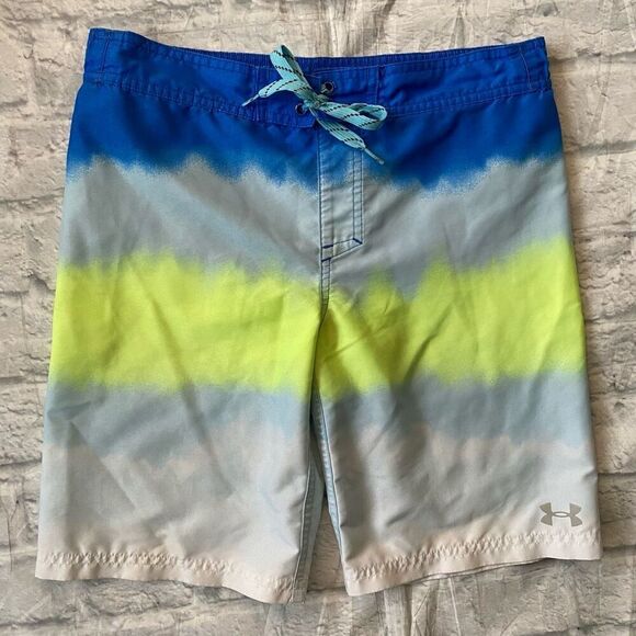 Under armour youth M pull on swim shorts w/mesh lining and drawstring - Picture 1 of 9